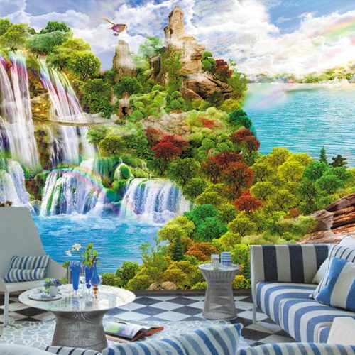 Dağlardan Akan Şelale