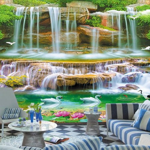 Dağlardan Akan Şelale