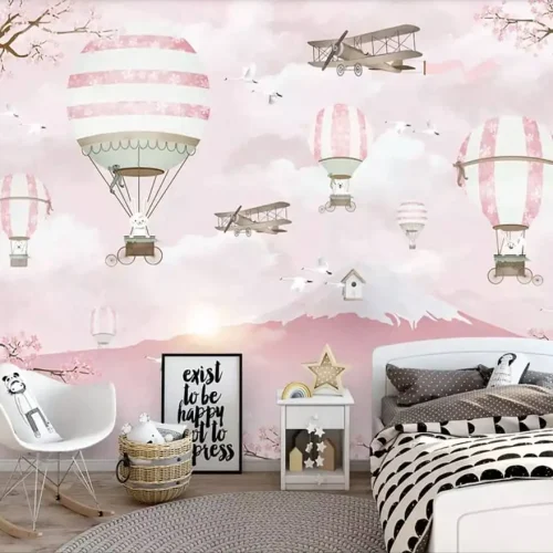 Balonlu Çocuk Odası Posteri