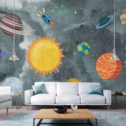 Uzaylı Çocuk Odası Posteri