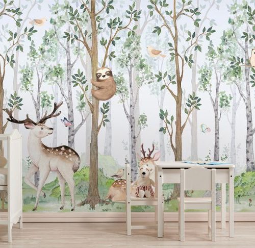 Geyikli  Çocuk Odası Posteri