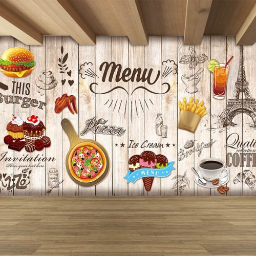 Pizza Hamburger Duvar Kağıdı