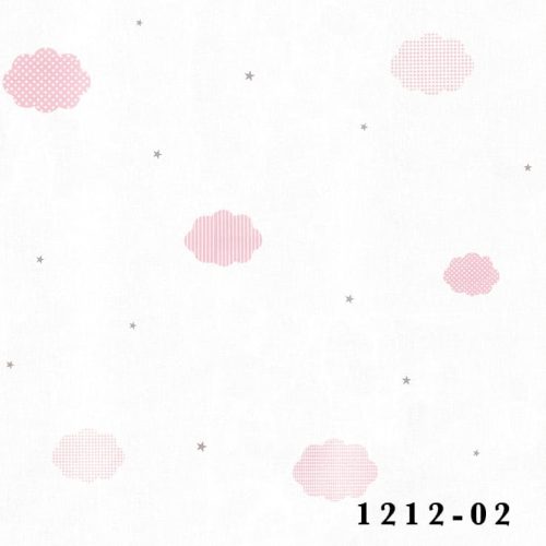 Decowall Deco Junior 1212-02 Bulut Desenli Duvar Kağıdı