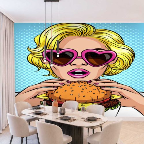 Pop Art Duvar Kağıdı - İddialı ve Modern Tasarım